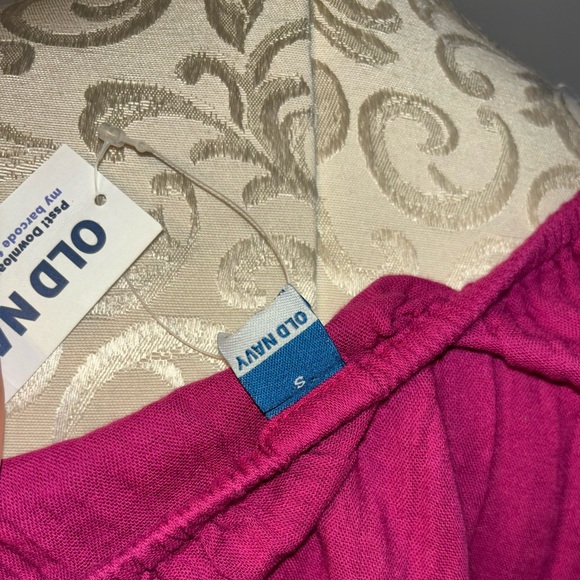 🆕 Old Navy 100% Cotton Pink Dress Size Small.  #54 - Picture 5 of 7